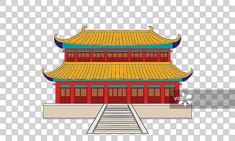 故宫古建筑免抠素材文渊阁图片素材