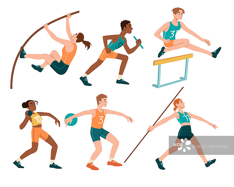 田径运动合集图片素材