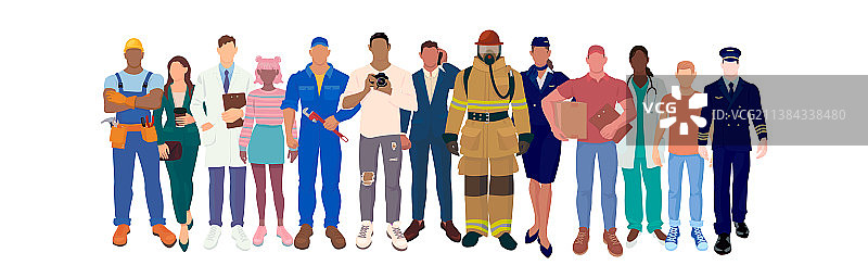 13人不同人群图片素材