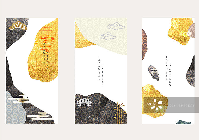 带笔触元素的抽象艺术背景图片素材