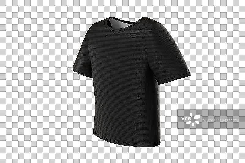 短袖衣服三维插画图片素材