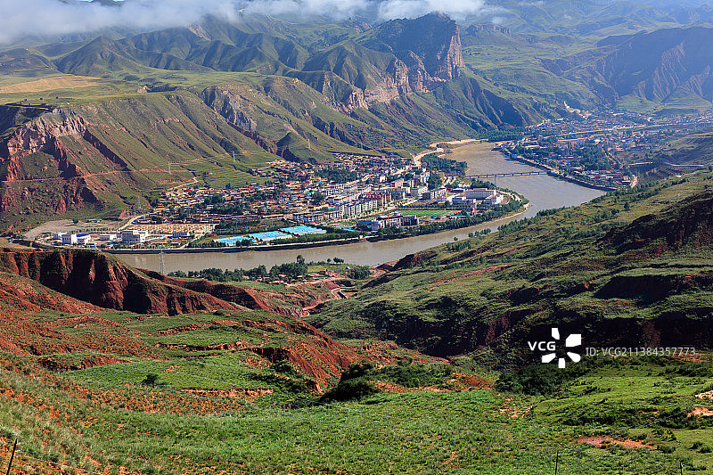 青海省玛沁县图片素材