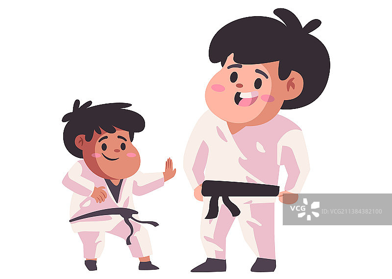 父子或师生训练图片素材