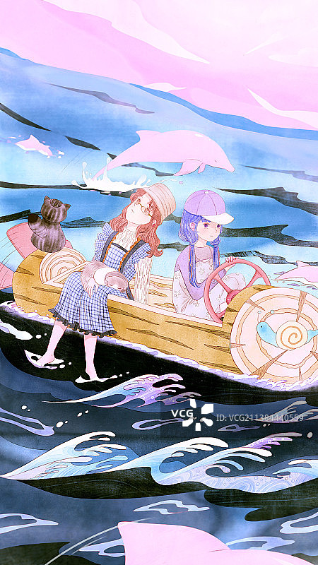 前往未知的岛屿图片素材