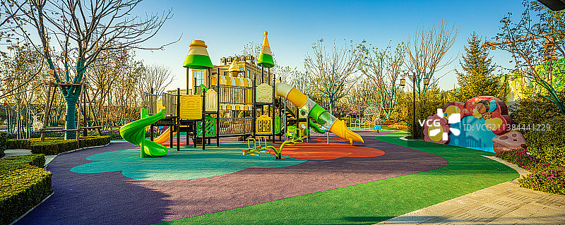 户外儿童乐园图片素材