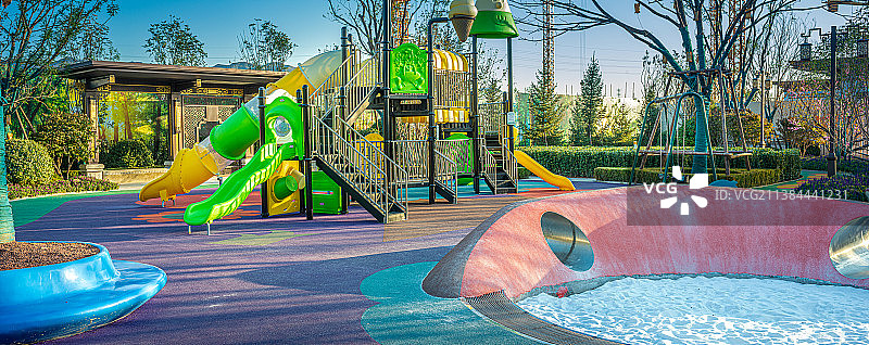 户外儿童乐园图片素材