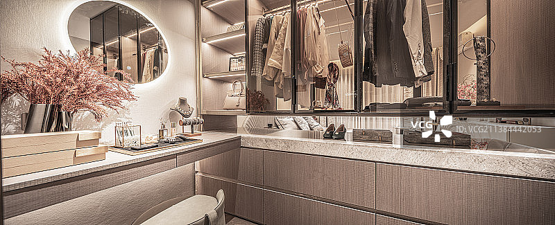 样板间衣帽间图片素材