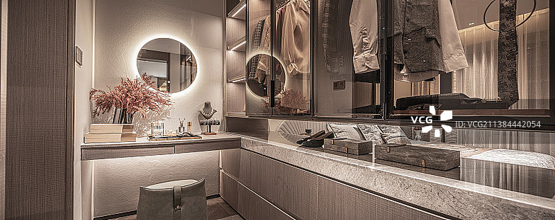 样板间衣帽间图片素材