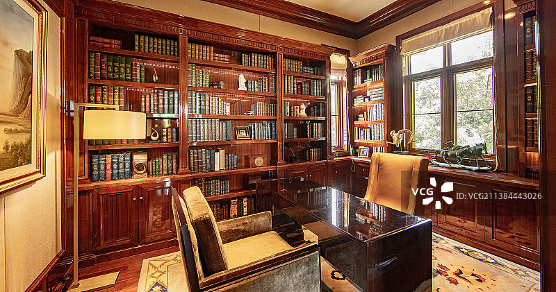 样板间书房图片素材
