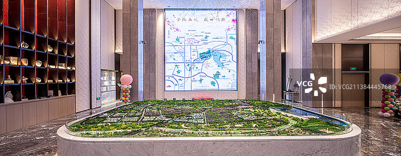 房地产售楼处沙盘图片素材