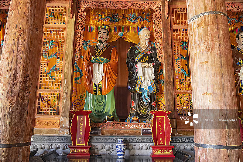 云南大理古城文庙图片素材