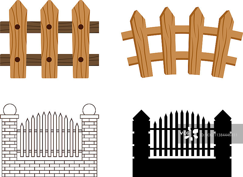 围栏图标设计模板图片素材