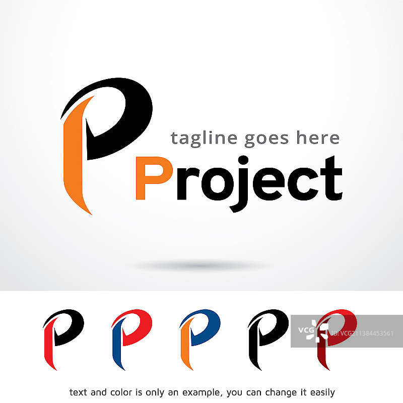 字母P标志模板图片素材