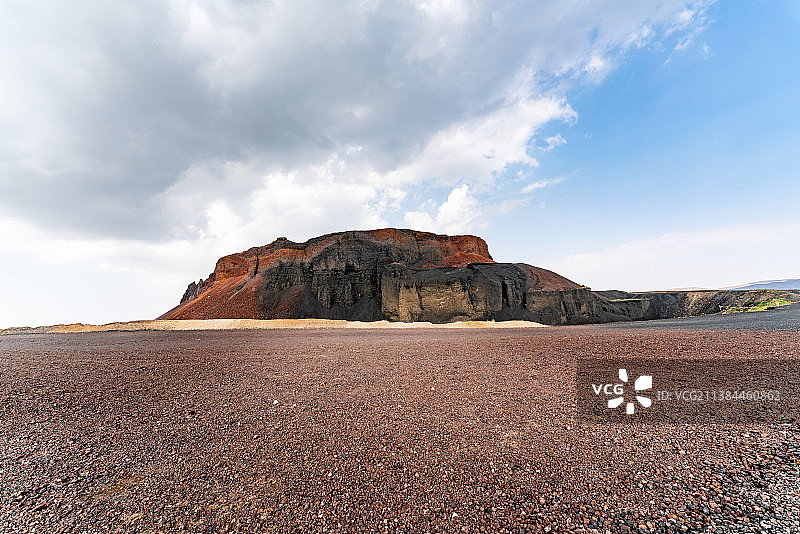 火山地形天空自然风光图片素材
