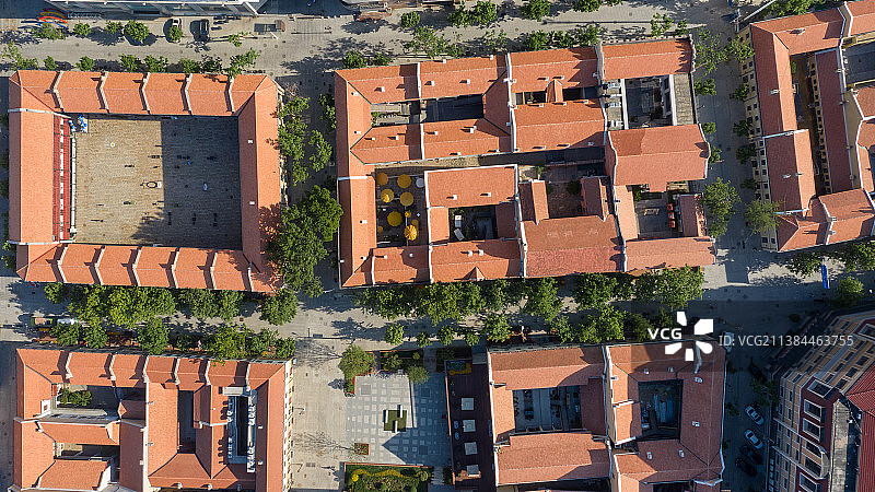 青岛里院建筑广兴里图片素材