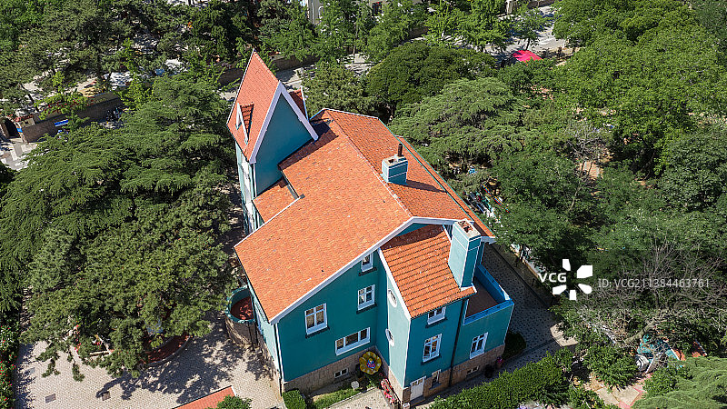 青岛八大关公主楼图片素材