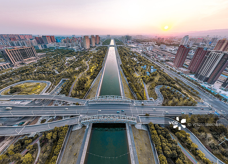 焦作市天河公园景观图片素材