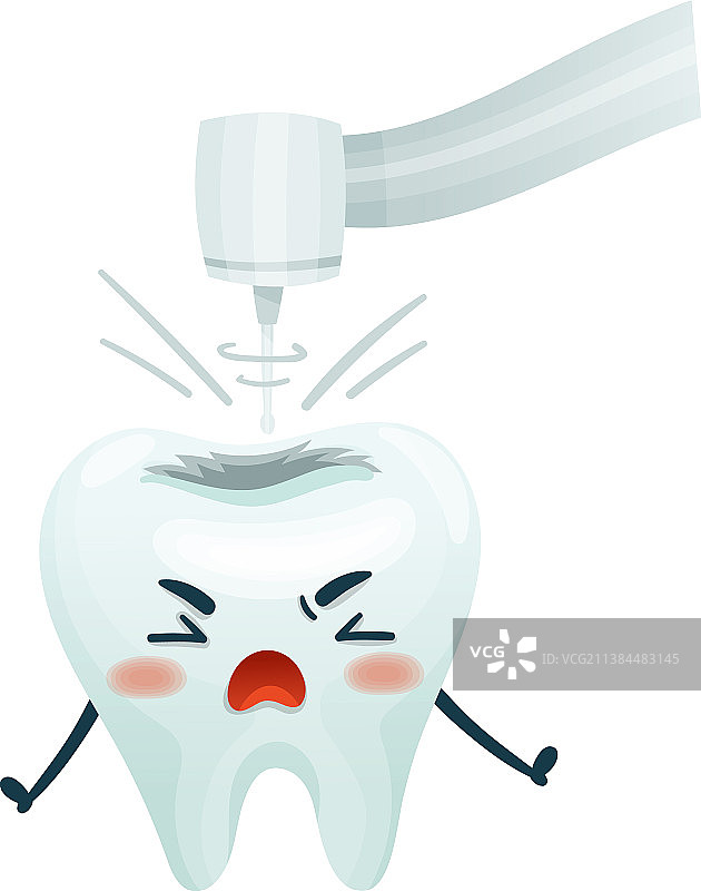 用于龋齿治疗的牙钻图片素材