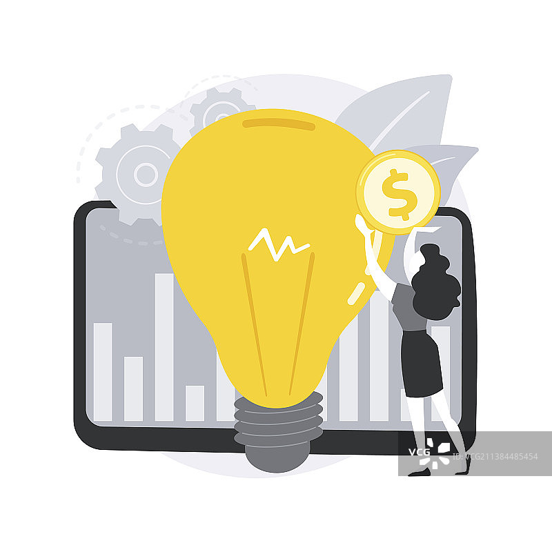 风险投资抽象概念图片素材