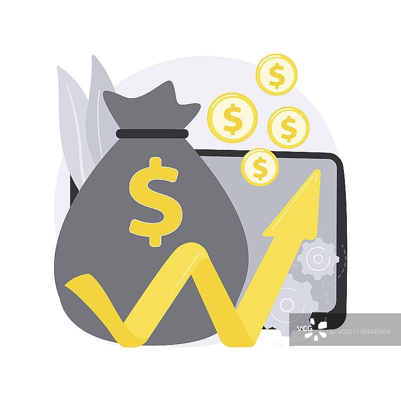 投资基金抽象概念图片素材