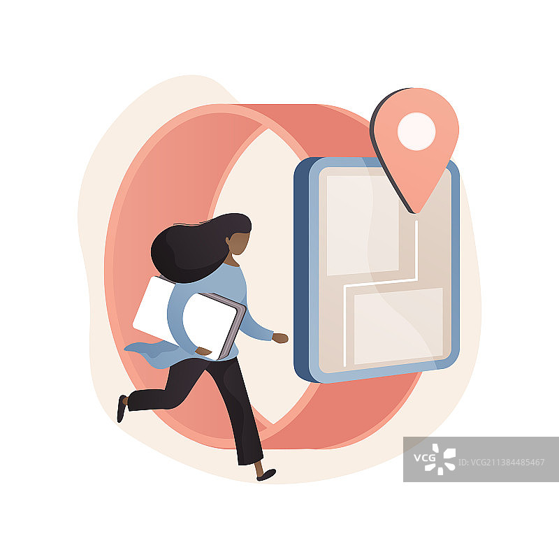 儿童GPS追踪器手表概念图图片素材