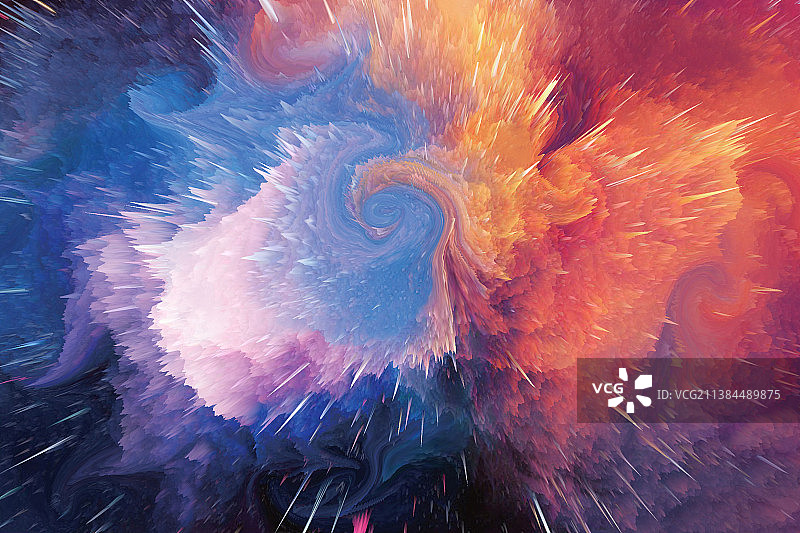 抽象爆炸星空背景图片素材