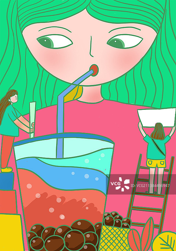 珍珠奶茶图片素材