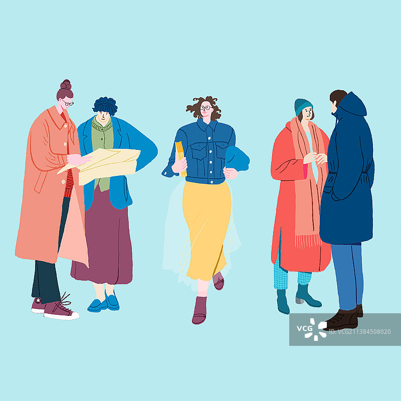 人物插画图片素材