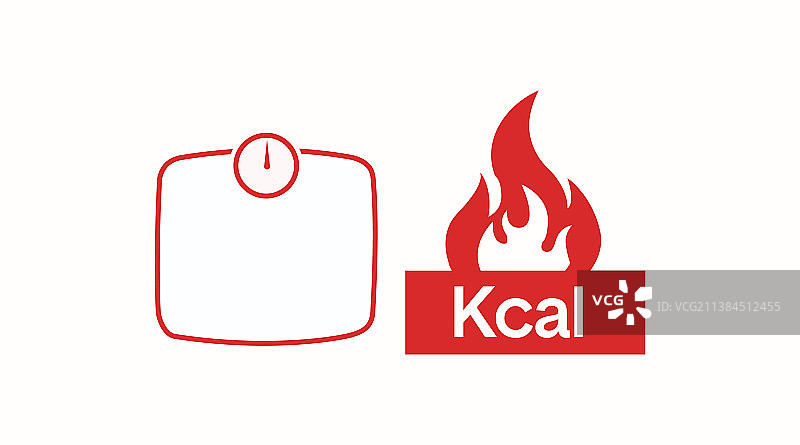 卡路里燃烧图标图片素材