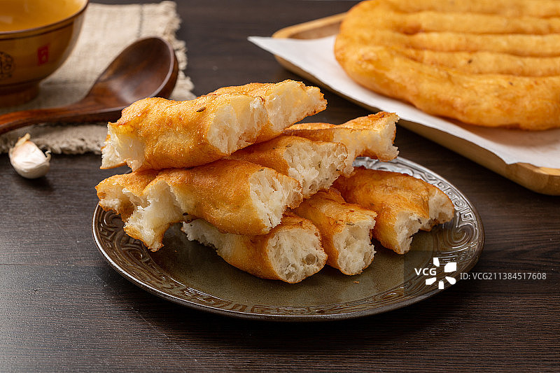 河南面食小吃：油饼图片素材