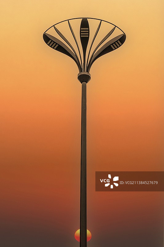 成都日落图片素材