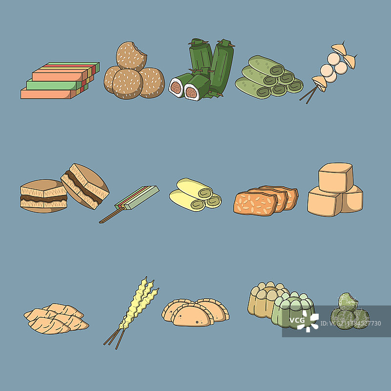 印度尼西亚美食合集图片素材