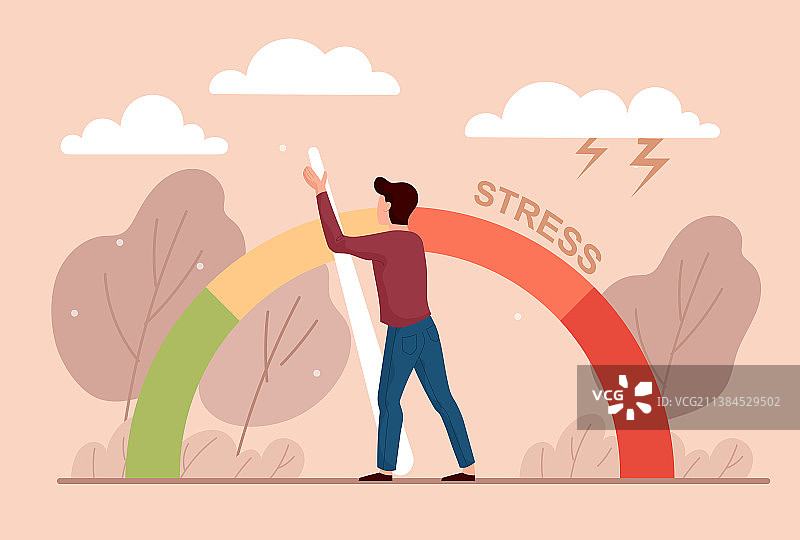 压力等级降低概念图片素材