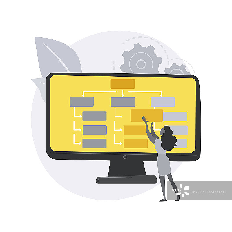 创建网站地图抽象概念图片素材