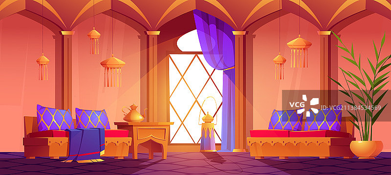 阿拉伯风格中东室内设计图片素材