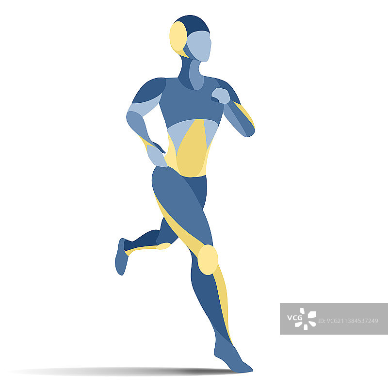 潮流风格化运动女人图片素材