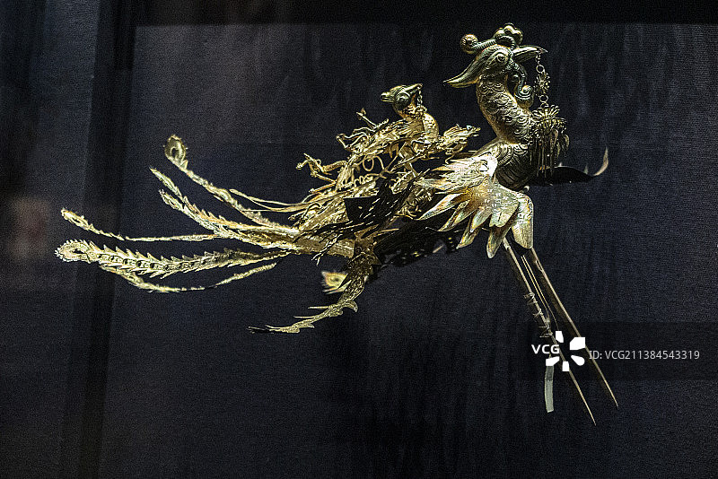 中国贵州省博物馆馆藏--贵州各民族银饰图片素材