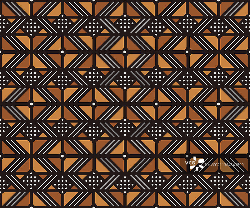 非洲印花面料无缝部落图案图片素材
