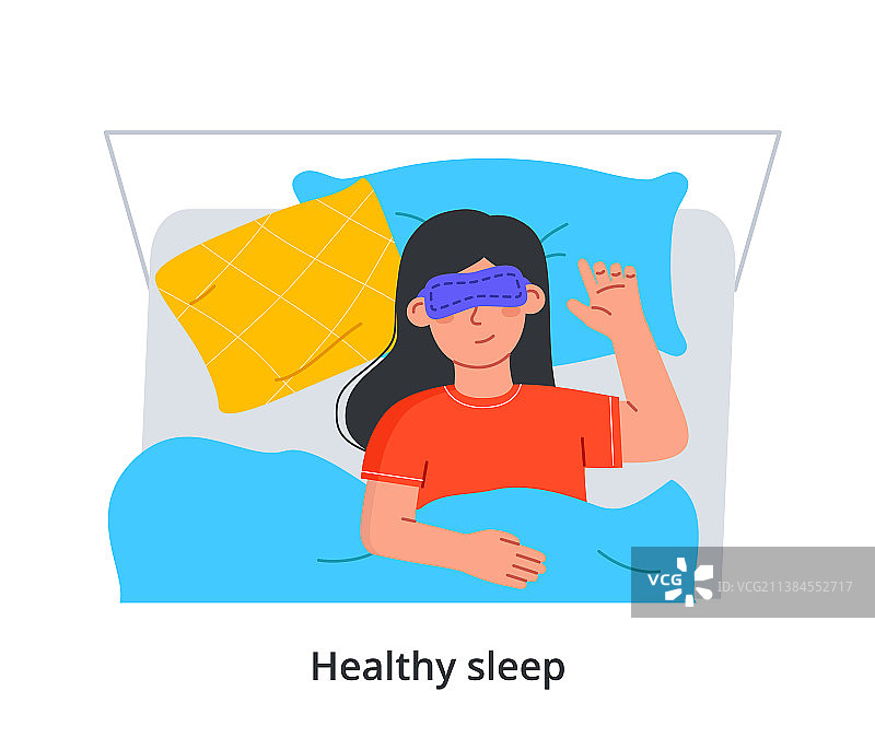 健康睡眠概念图片素材