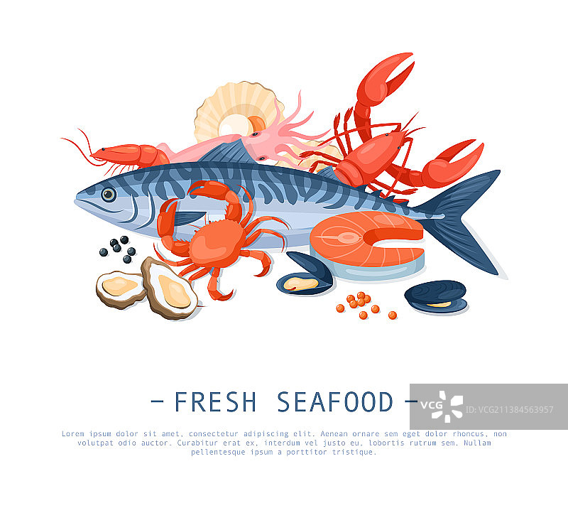 新鲜海鲜图片素材