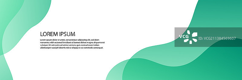 抽象现代绿色banner设计网页模板图片素材