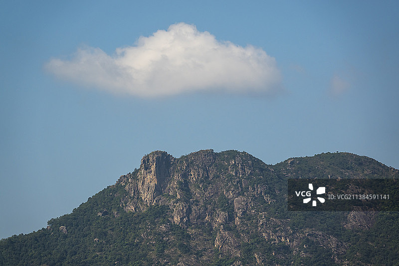 香港狮子山仰视景观图片素材