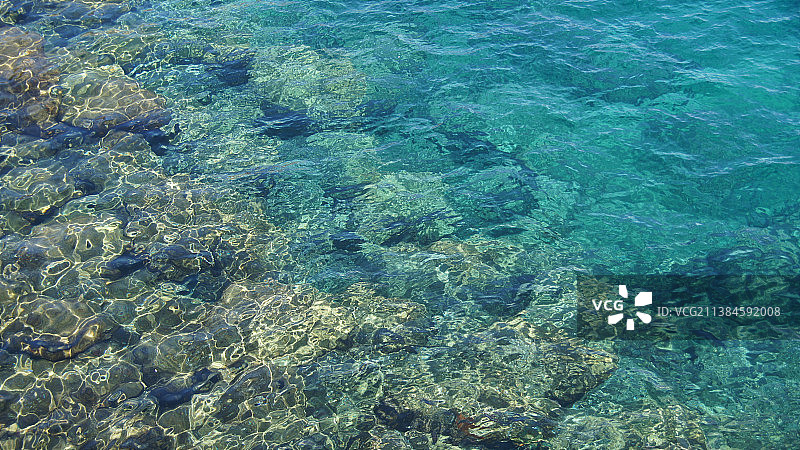 大海的全帧镜头图片素材