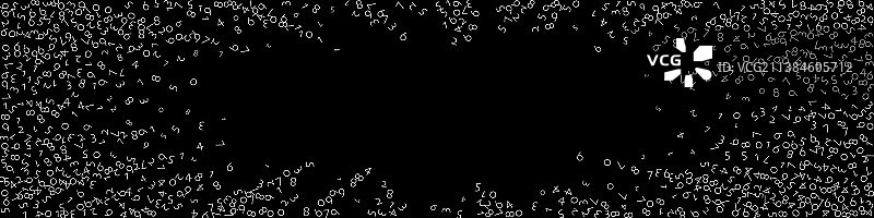 大数据概念二进制白色数字掉落图片素材