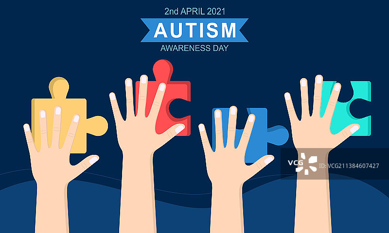 世界自闭症意识日图片素材
