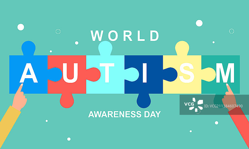 世界自闭症意识日图片素材