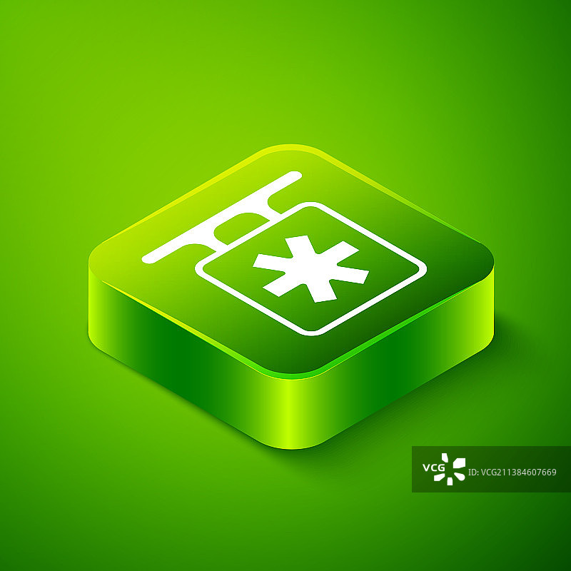 2.5D急救医疗符号-五角星图片素材
