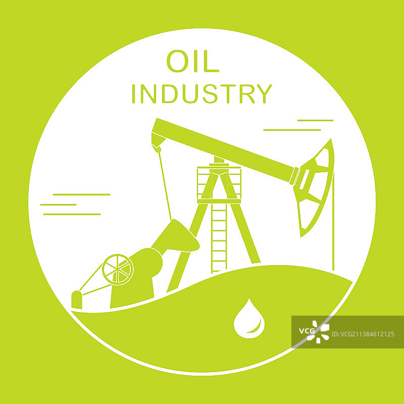 石油工业设备：抽油机图片素材