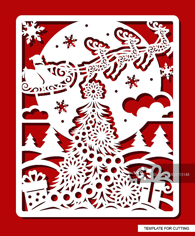 圣诞贺卡图片素材