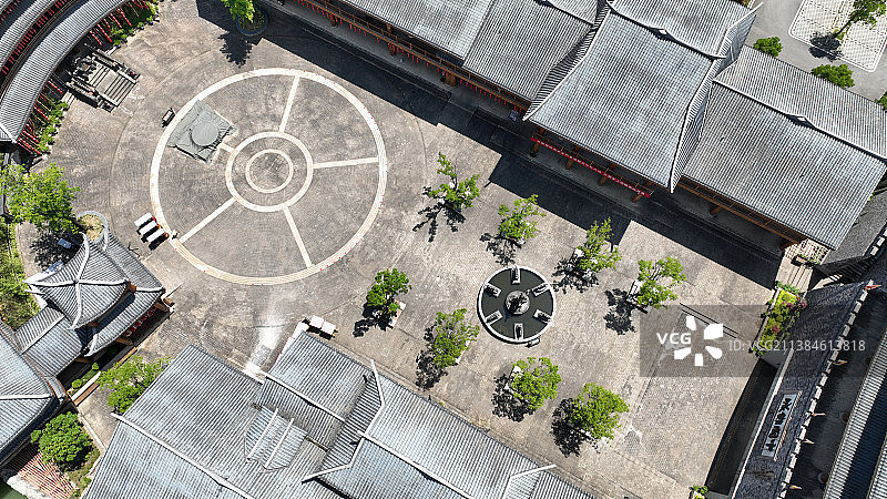 贵州省遵义市道真仡佬族苗族自治县，“中国傩城”景区风光图片素材